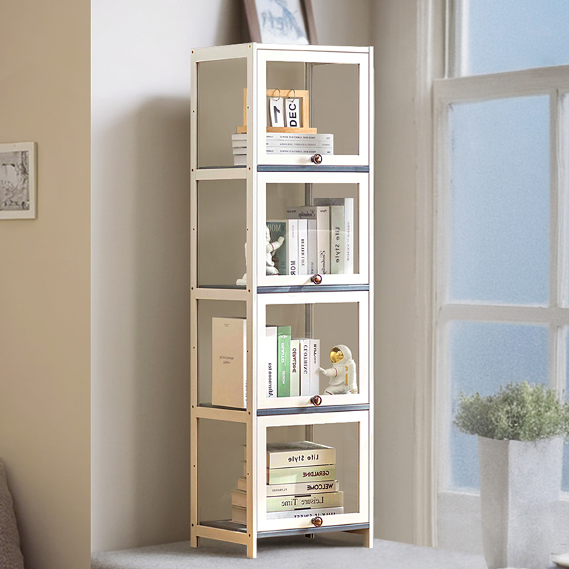 飘窗柜阳台储物柜子杂物防晒靠墙一体榻榻米空间利用收纳柜置物架 - 图0