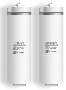 适用于易开得3026/600G净大白系列净水器PPC复合/RO反渗透膜滤芯