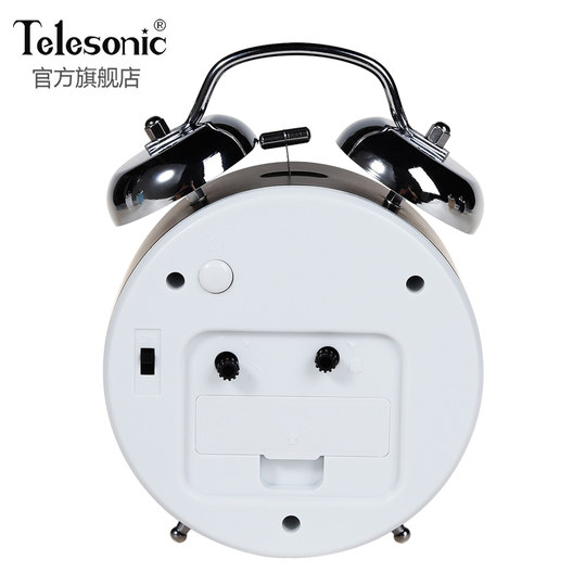 TELESONIC/Uranus alarm clock creative silent lazy metal bell clock student children's bedroom bedside clock
