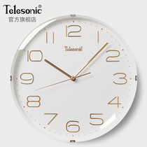 TELESONIC NEPTUNE BRIEF Hanging Clock Day Ensemble Living Room Silent Quartz Clock Watch Nordic Decorative Clock Hanging Watch