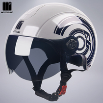 3C certified wild horse M3 electric motor car safety helmet female summer sun protection half helmet male safety helmet 4 seasons universal light