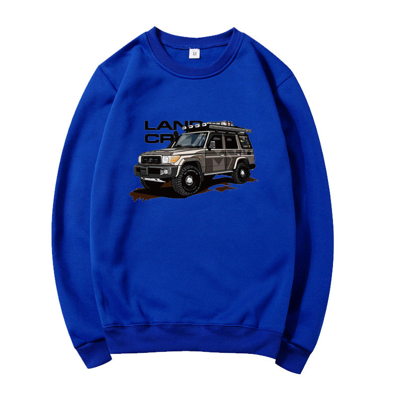 可定制fj酷路泽丰田越野汽车男卫衣 火线够够够卫衣