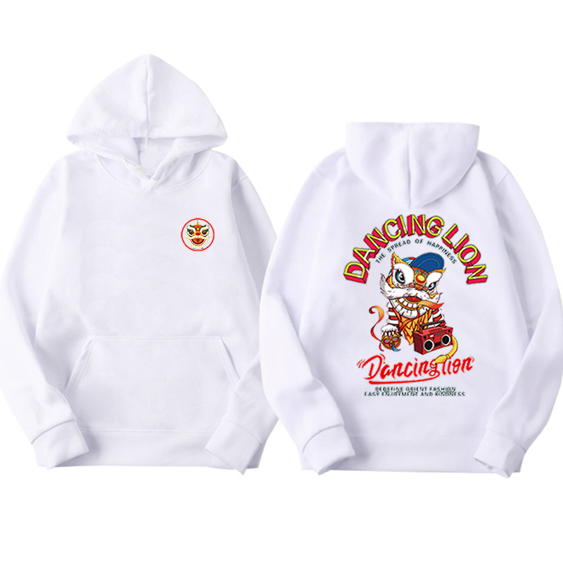 国潮一家三口春秋新款洋气宽松卫衣 火线够够够卫衣