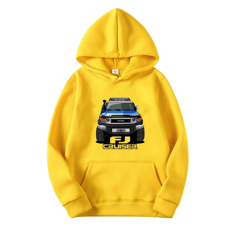 可定制fj酷路泽丰田越野汽车男卫衣 火线够够够卫衣