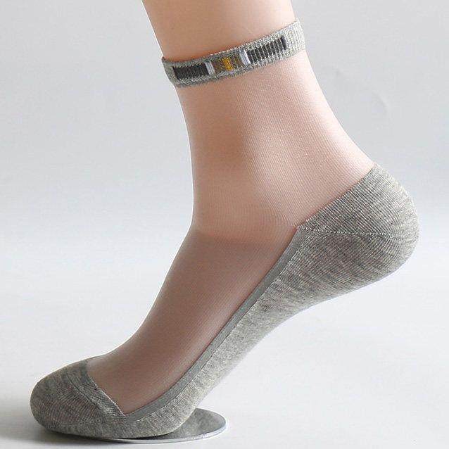 薄款袜子男秋冬季中筒丝袜商务男士丝光袜防滑纯棉底玻璃冰丝男袜,淘宝优惠券,粉丝福利购,淘宝优惠卷