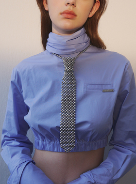 苏心手工串珠宝藏系列原创领带风项链甜酷复古小众设计精致锁骨链