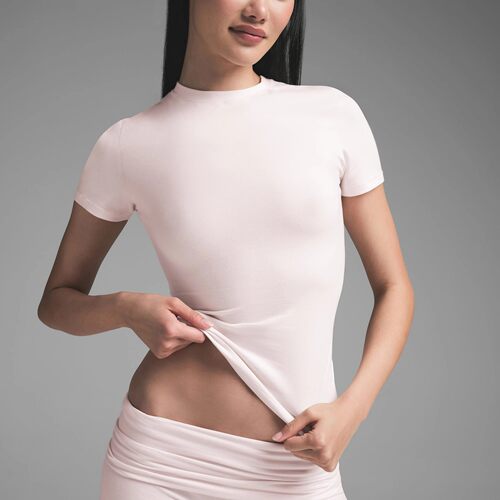 官方正品美国skims短袖卡戴珊Cotton Jersey易梦玲同款棉上衣t恤 - 图3
