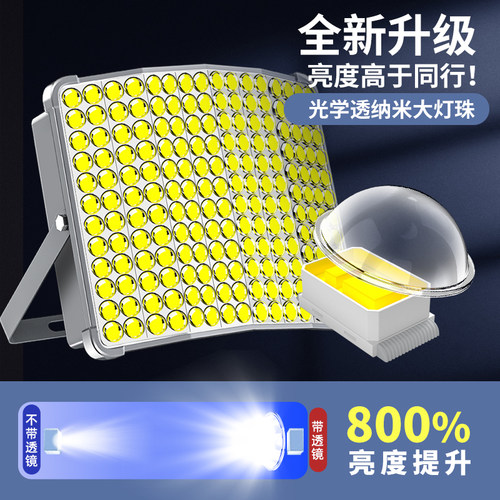 太阳能灯户外庭院灯家用室内防水强光款室外2026新款照明灯投光灯 - 图2