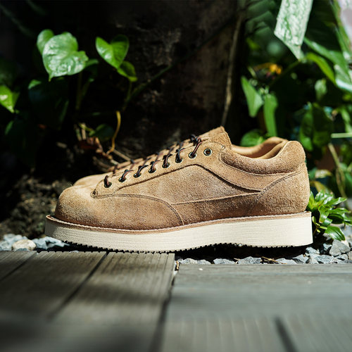 BLESS SHOE Mountain hike固特异工艺低帮防水徒步鞋真皮登山鞋 - 图1