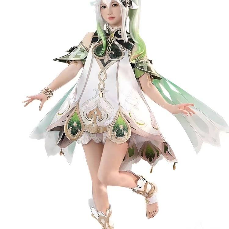 原神cos服纳西妲小草神小吉祥草王cosplay服装女全套萝莉假发鞋