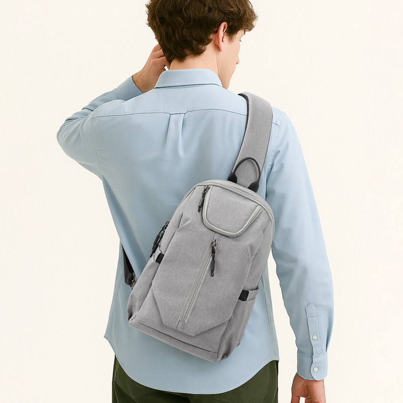 L＆M斜跨包男士单肩挎包大容量水杯胸包外出便携包防水耐磨通勤包,淘宝优惠券,粉丝福利购,淘宝优惠卷