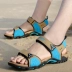 Mùa hè teen sandal giày đi biển 10 học sinh tiểu học 11 trẻ lớn 12 mùa hè 13 đáy mềm 14 trung học cơ sở 15 tuổi - Sandal