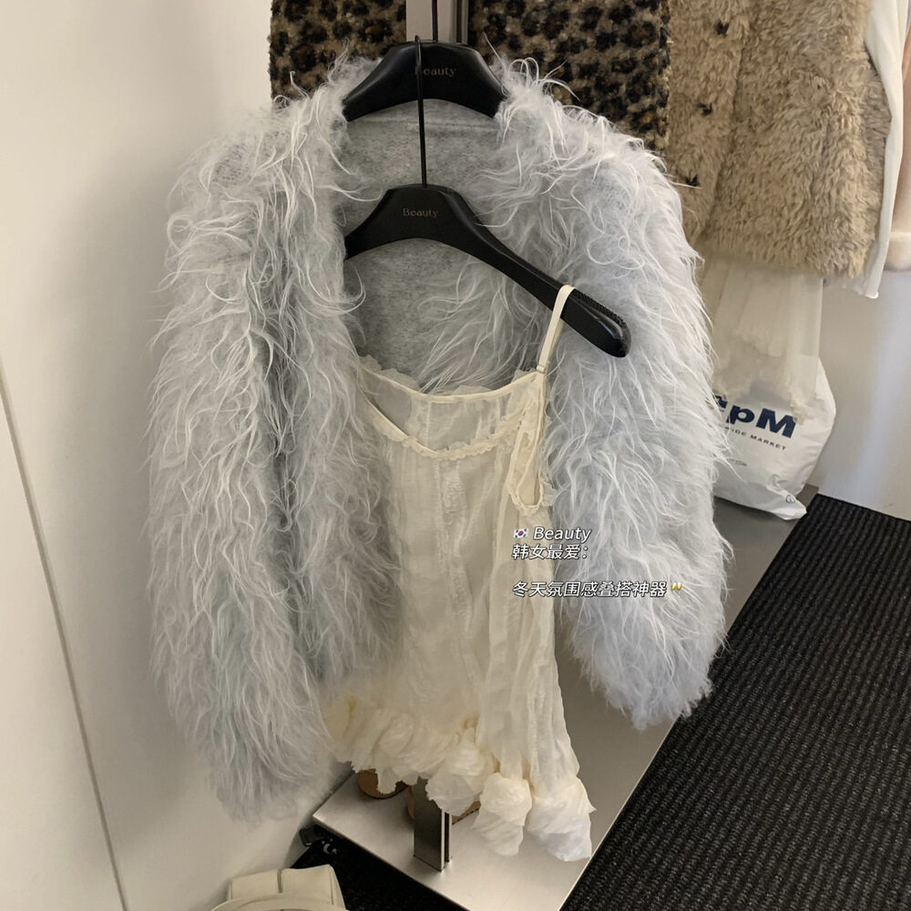 韩系纯色温柔甜美风荷叶边蛋糕裙女2026早春新款叠穿打底裙子chic,淘宝优惠券,粉丝福利购,淘宝优惠卷