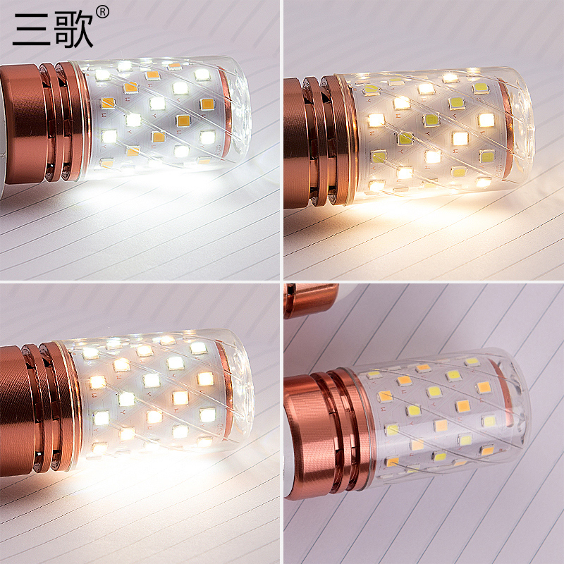 LED高亮灯泡E27螺口玉米灯泡E14家用大瓦数光源灯胆节能省电配件 - 图1