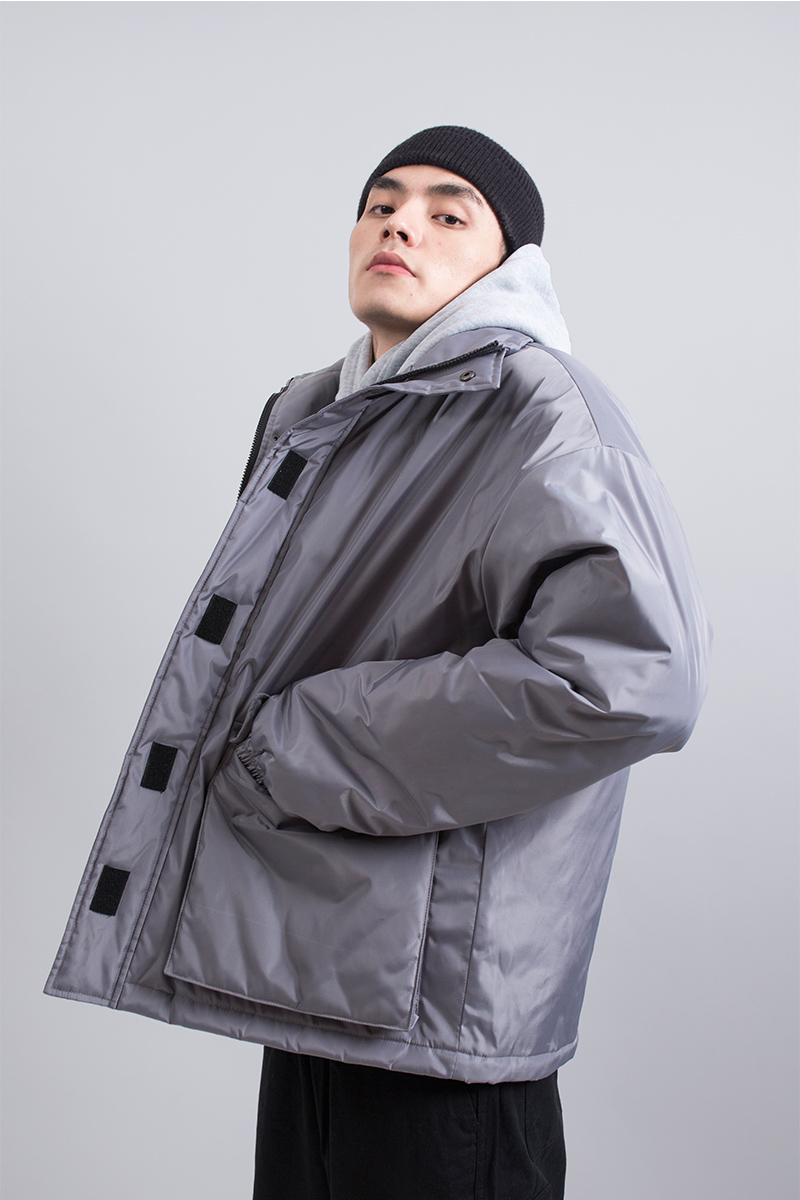 18ss 情侣棉服 oversize CPS BRAND 糖利色多口袋工装外套国潮加厚 18ss 情侣棉服 oversize CPS BRAND 糖利色多口袋工装外套国潮加厚