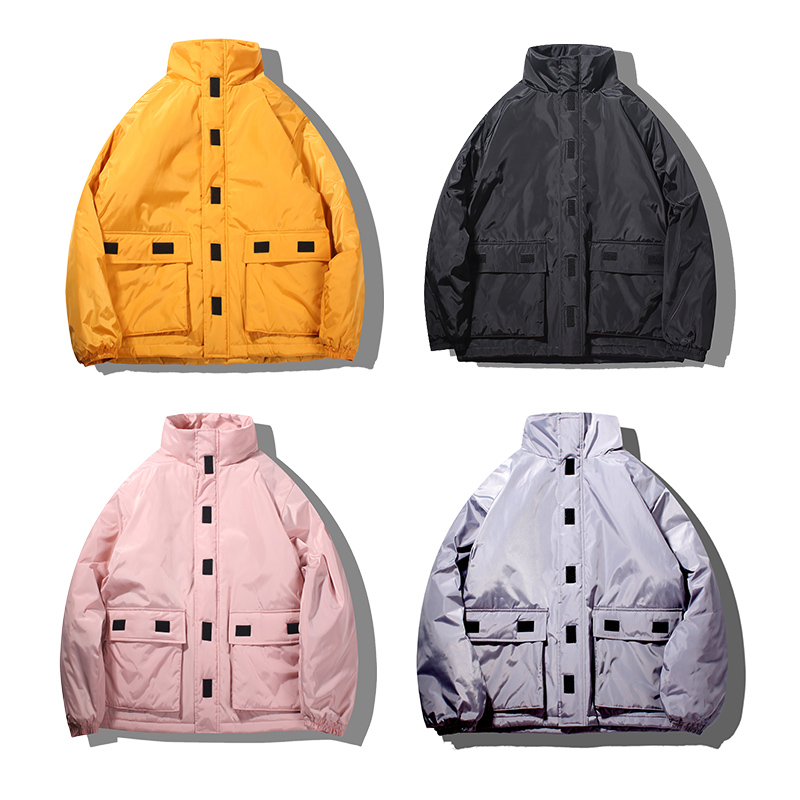 18ss 情侣棉服 oversize CPS BRAND 糖利色多口袋工装外套国潮加厚 18ss 情侣棉服 oversize CPS BRAND 糖利色多口袋工装外套国潮加厚