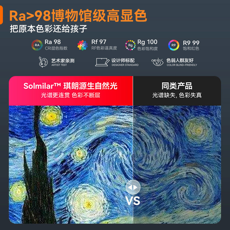 琪朗落地护眼灯P4大路灯全光谱儿童学生学习钢琴专用阅读灯台灯,淘宝优惠券,粉丝福利购,淘宝优惠卷