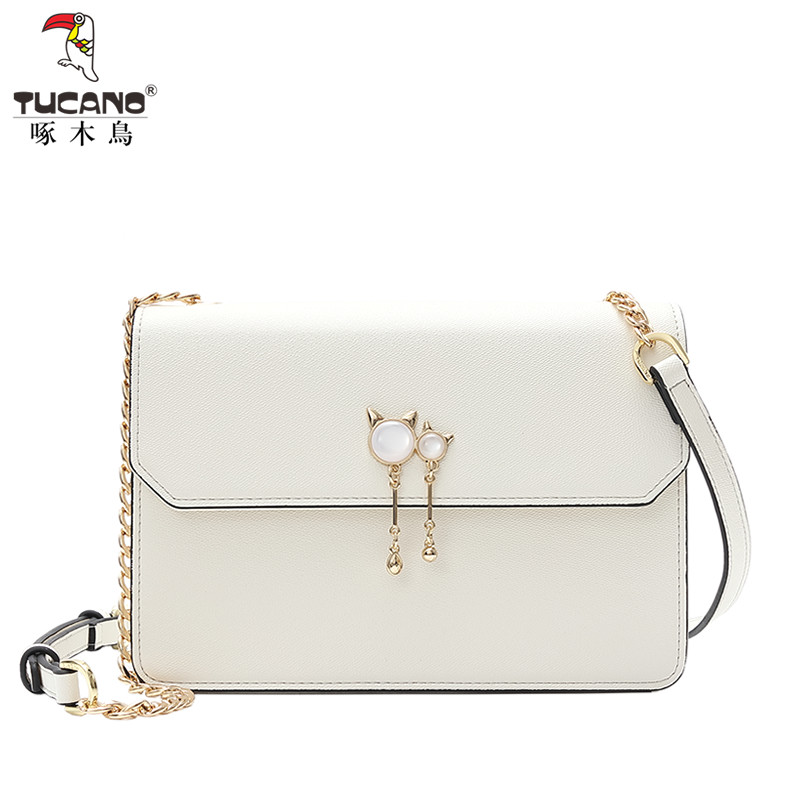 啄木鸟2020新款韩版质感小方包包 啄木鸟凌鼎女士包袋