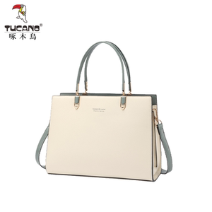 啄木鸟女包真皮手提包2026新款斜挎包百搭单肩包通勤妈妈包包大包