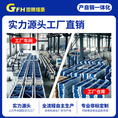 固腾货架仓储仓库储物间货架置物架多层储藏金属货架子商用置物架 - 图1
