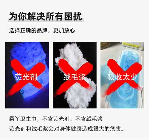 柔丫负离子石墨烯卫生巾日用245mm1包女学生姨妈巾官方超薄整箱 - 图1