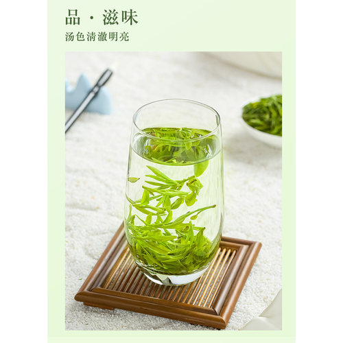 【2026新茶】茅山青峰正宗茅麓原产明前特级浓香毛尖绿茶礼盒 - 图2