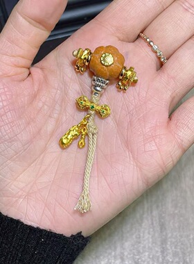 猴头凤眼套装三通万能轴配饰配件diy手工编织手绳项链文玩佛珠
