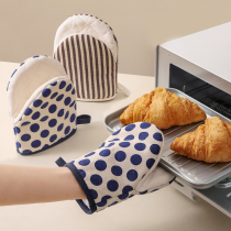 Anti-burn gloves heat insulation high temperature resistant and heat-proof kitchen baking pan ear anti-scalding pan handle oven glove anti-burn thickening