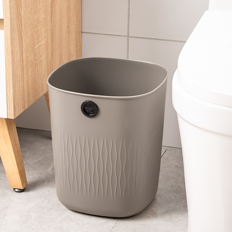 垃圾桶高颜值ins风大号大容量家用厨房卧室厕所简约创意无盖纸篓 - 图0