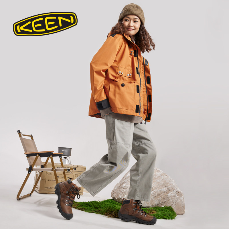 KEEN官方 PYRENEES系列女子户外防水耐磨徒步运动登山鞋,淘宝优惠券,粉丝福利购,淘宝优惠卷