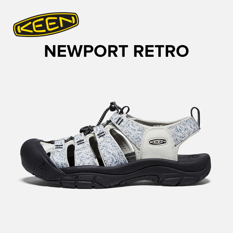 KEEN官方 NEWPORT RETRO男子户外防撞溯溪凉鞋-图1