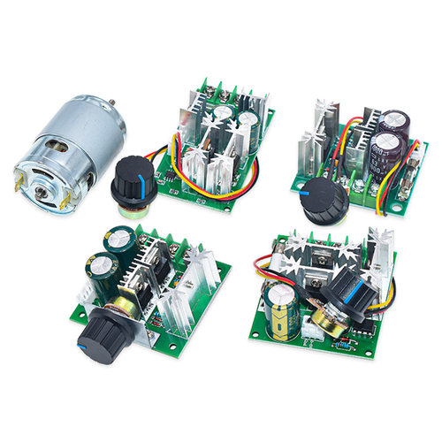 PWM直流电机调速器15A开关马达控制器6V-90V10A-20A 无级变速 - 图0