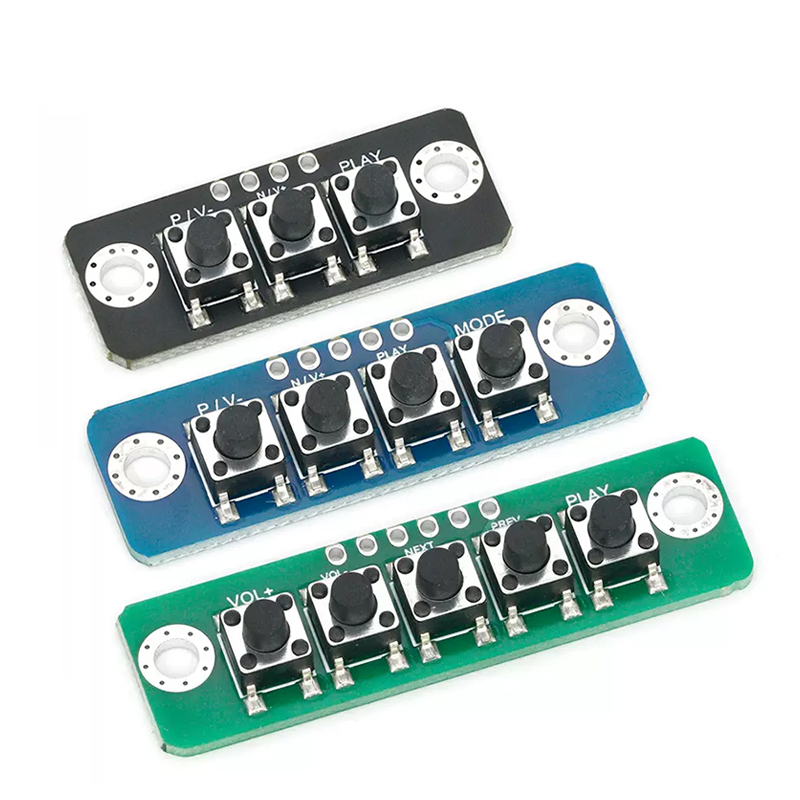 2/3/4/5位独立按键模块单片机外按键微动开关按键板蓝牙功放按键 - 图0