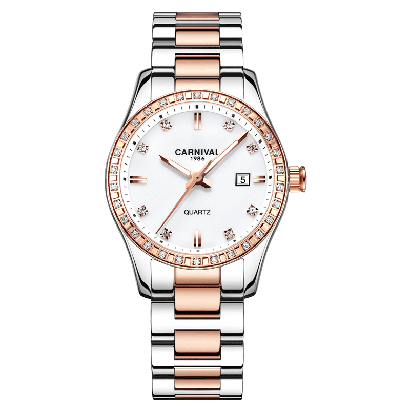 正品嘉年华女士全自动时尚机械表 嘉年华世捷尔国产腕表