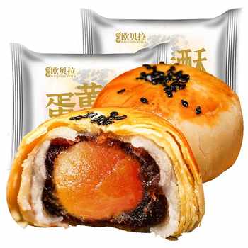 比比赞.香酥蛋黄酥6枚券后4.9元包邮