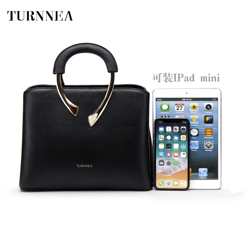 女士2020新款潮圆环手提百搭妈妈包 图尼奥女士包袋