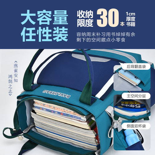 手提补习袋可定做logo加厚牛津布学生双肩背补习袋手提袋拎书袋学生用补课包书袋学习作业美术袋学校活动礼品 - 图2