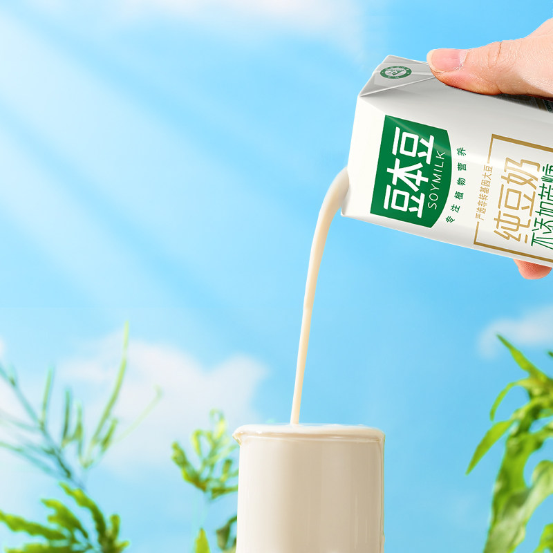 豆本豆纯豆奶250ml*12盒 不添加蔗糖营养植物奶早餐奶代餐整箱装,淘宝优惠券,粉丝福利购,淘宝优惠卷