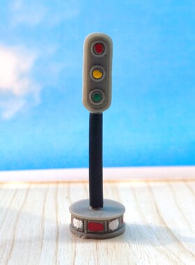 速发微景观红绿灯禁栓灯邮筒盘道路交通设施装饰沙行小摆件