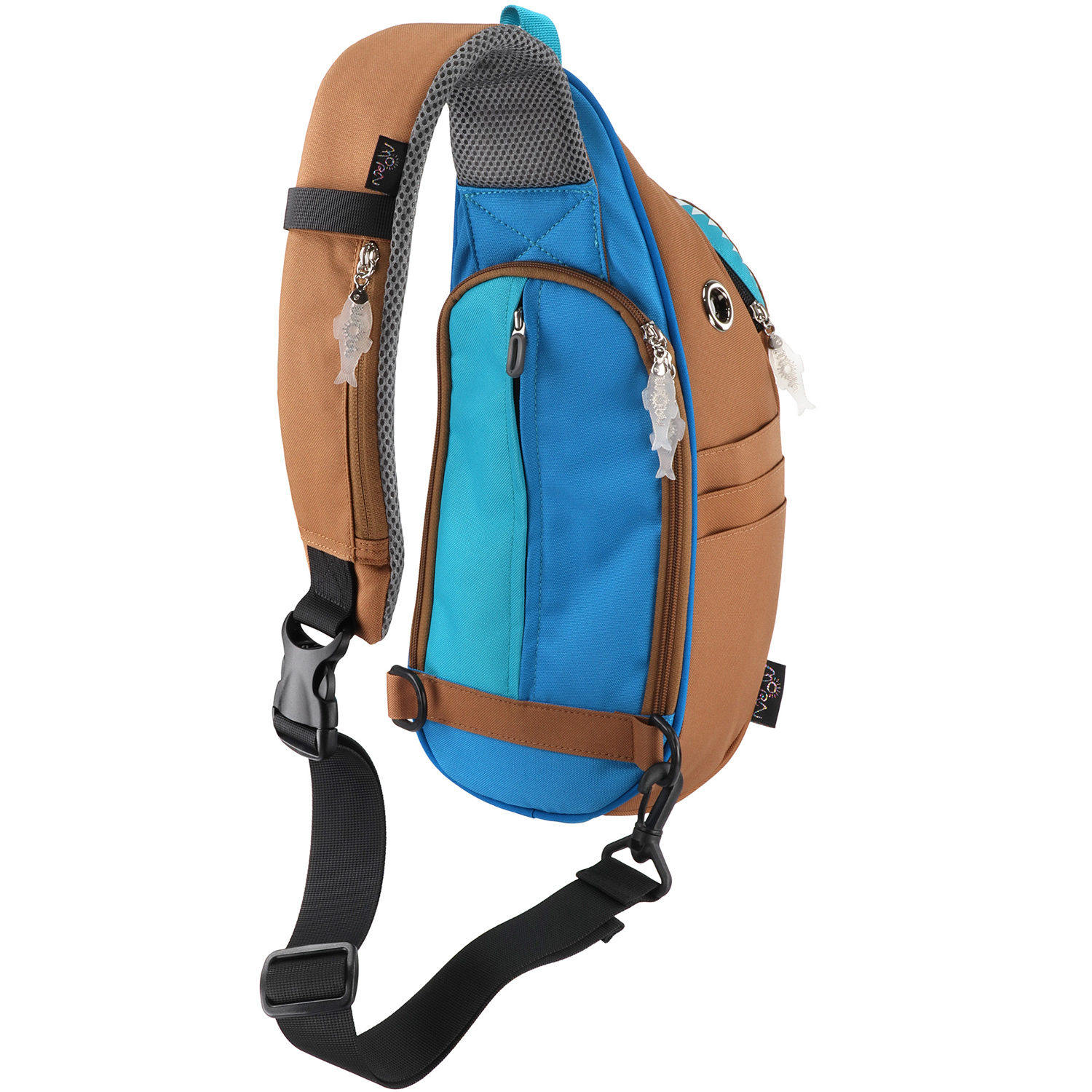 morn creations休闲男士邮差小胸包 七海扬帆箱包男士包袋