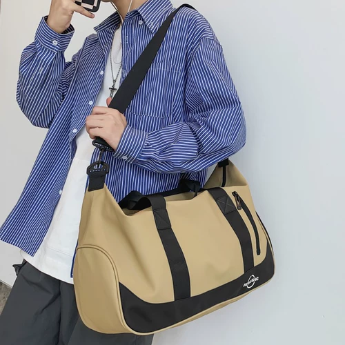 Портативная сумка через плечо с разделителями, спортивная вместительная и большая одежда для йоги подходит для мужчин и женщин, спортивная сумка, сумка для путешествий для отдыха