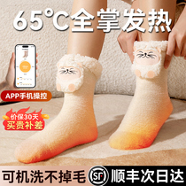 Warm Foot Theorizer Fever Socks Charging Heating Winter Office Sleeping by coveted legs Baoji Girls Day Gift