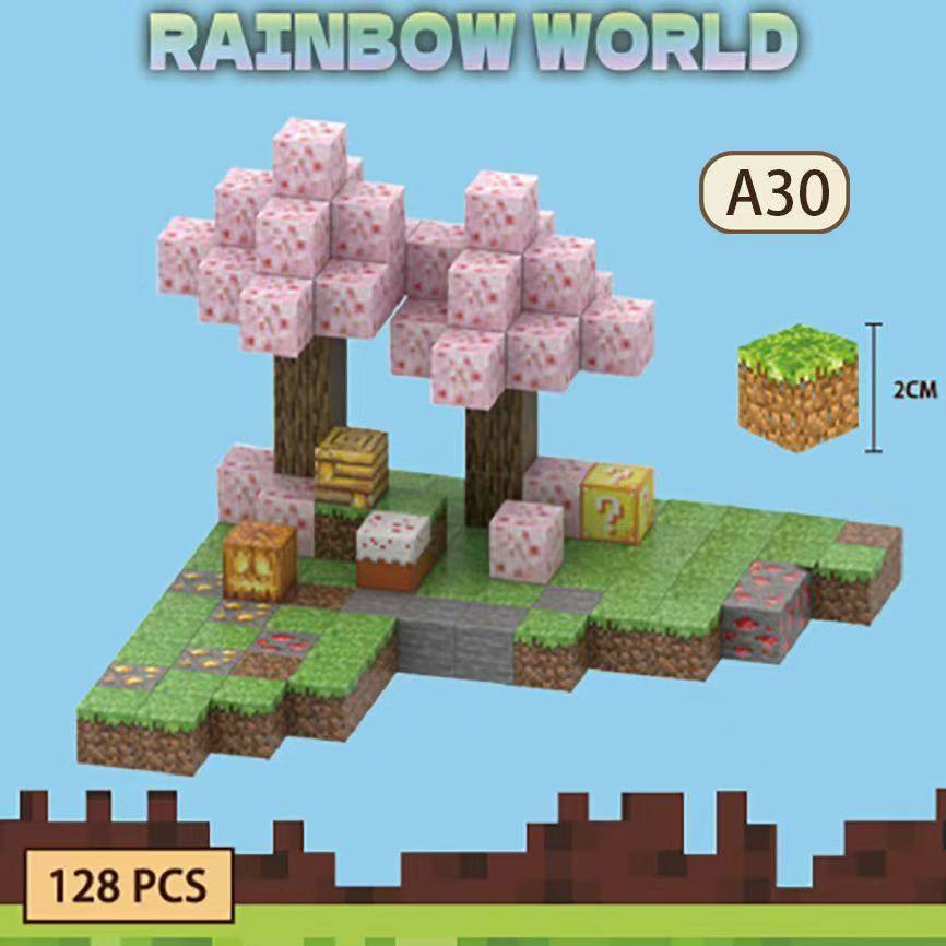 我的磁力世界方块积木磁吸益智diy拼装人仔全套男孩礼物玩具,淘宝优惠券,粉丝福利购,淘宝优惠卷