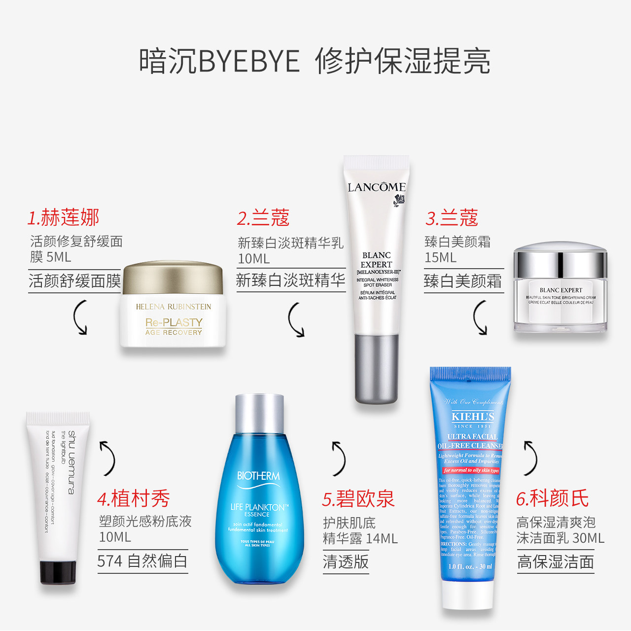  欧莱雅集团小美盒面部护理套装