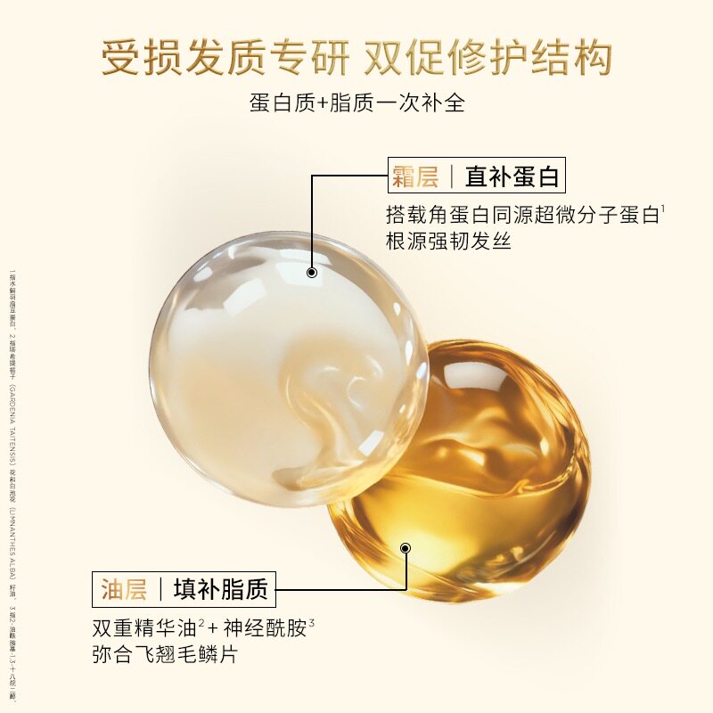 【重磅新品】欧莱雅护发精油霜修护分叉干枯滋养顺滑防毛躁不油腻