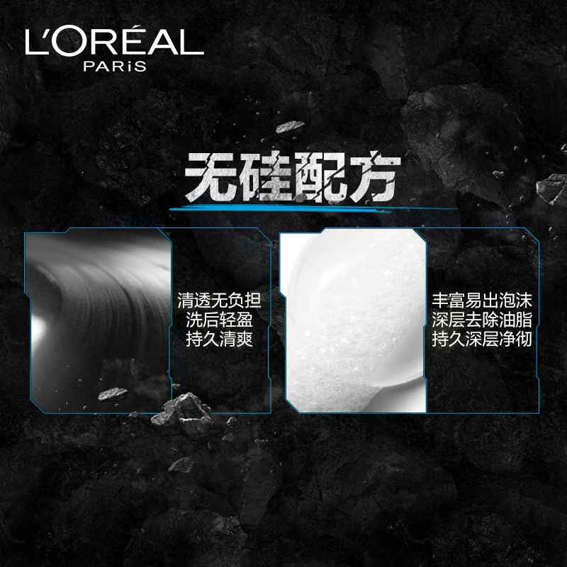 L'OREAL 欧莱雅男士去头屑活泉劲爽洗发水 洗发露 无硅油