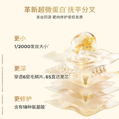 欧莱雅大金瓶洗发水护发素洗护套装柔顺顺滑改善干枯发洗发露 - 图2