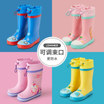 Enfants chaussures de pluie garçons filles chaussures deau gush non glissé école primaire enfants fréquentent lécole spéciale CUHK garçon garçon Chaussures de pluie