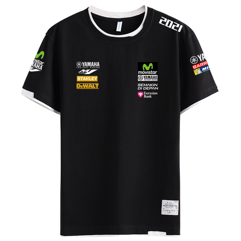可定制雅马哈motogp厂队骑行t恤衫 翼踏服饰T恤