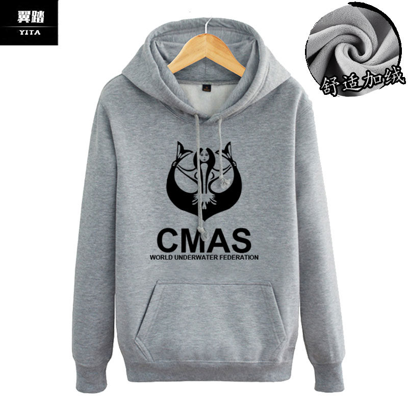 潜水爱好者padi连帽卫衣男女 翼踏服饰卫衣